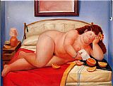 The Letter 1976 by Fernando Botero